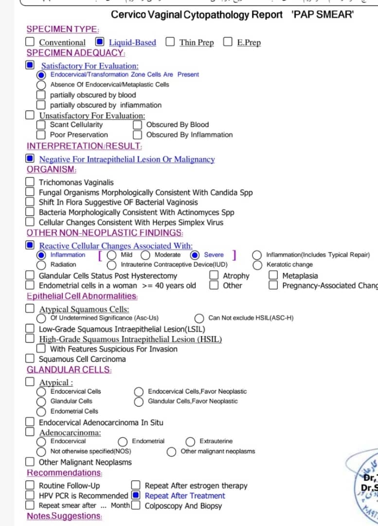تست پاپ اسمیر